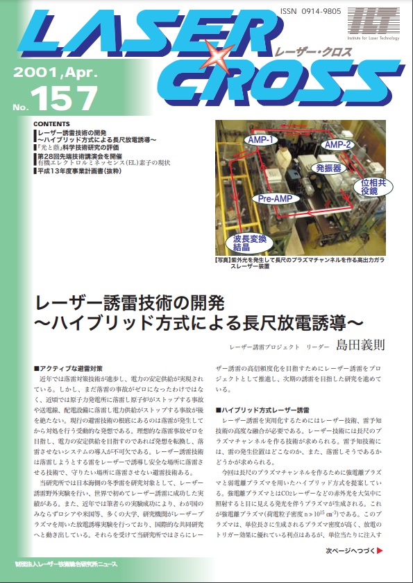 記事 Laser Cross No.157のアイキャッチ画像