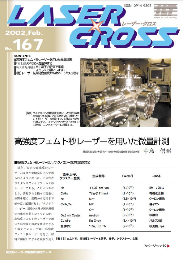 記事 Laser Cross No.167のアイキャッチ画像