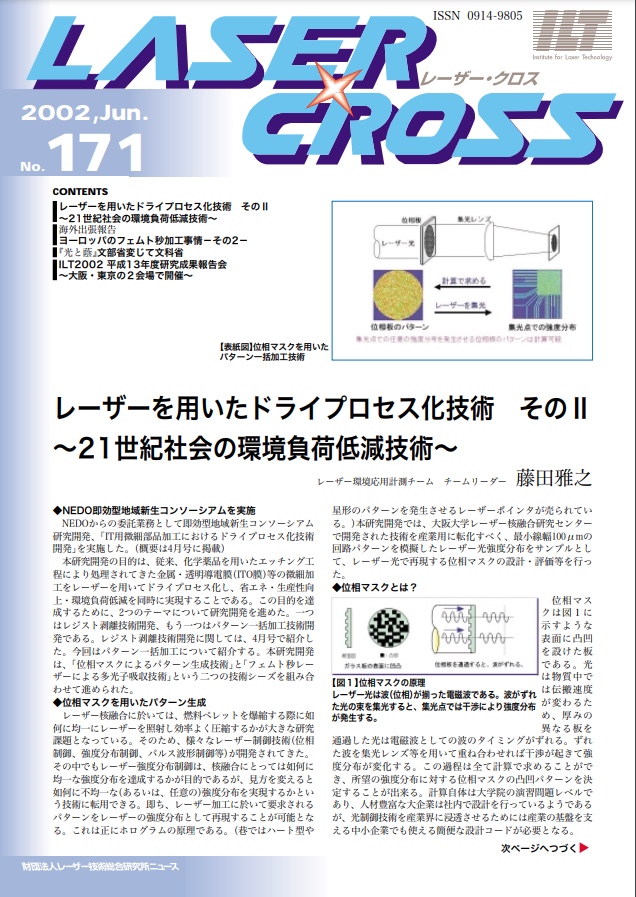 記事 Laser Cross No.171のアイキャッチ画像