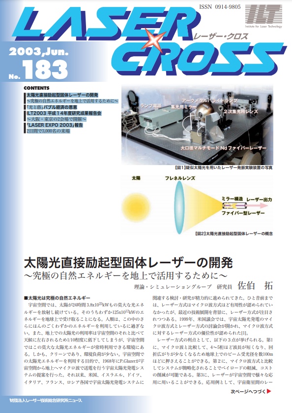 記事 Laser Cross No.183のアイキャッチ画像