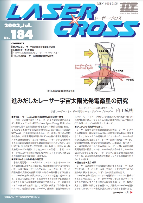 記事 Laser Cross No.184のアイキャッチ画像