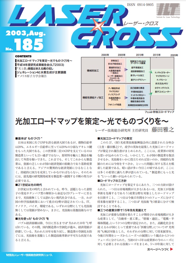 記事 Laser Cross No.185のアイキャッチ画像