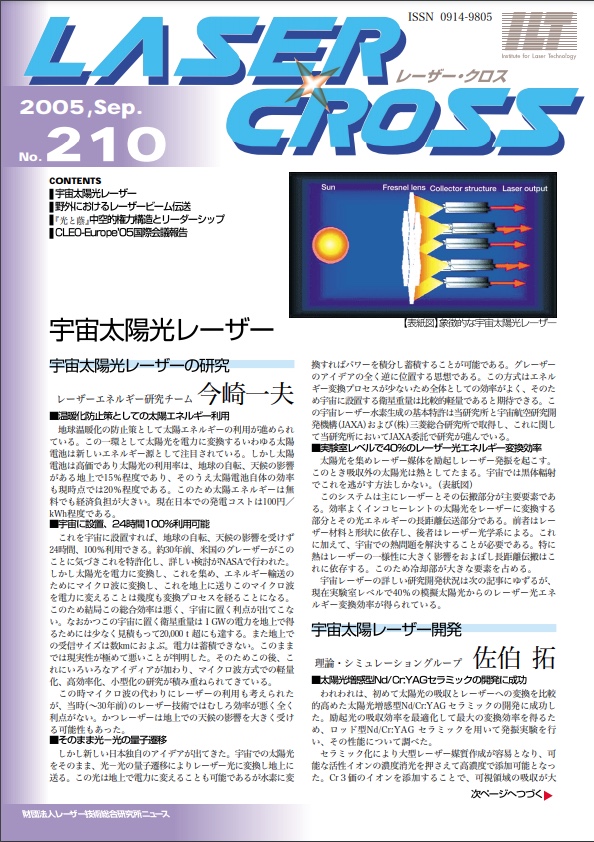 記事 Laser Cross No.210のアイキャッチ画像