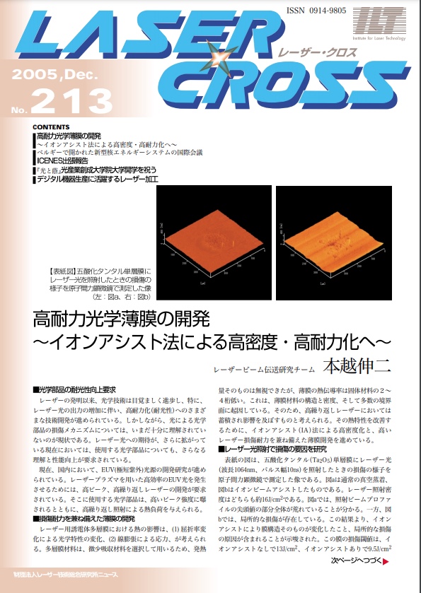 記事 Laser Cross No.213のアイキャッチ画像