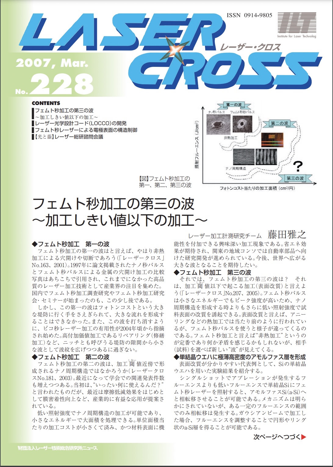 記事 Laser Cross No.228のアイキャッチ画像