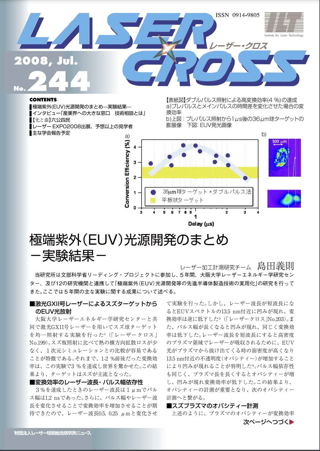 記事 Laser Cross No.244のアイキャッチ画像