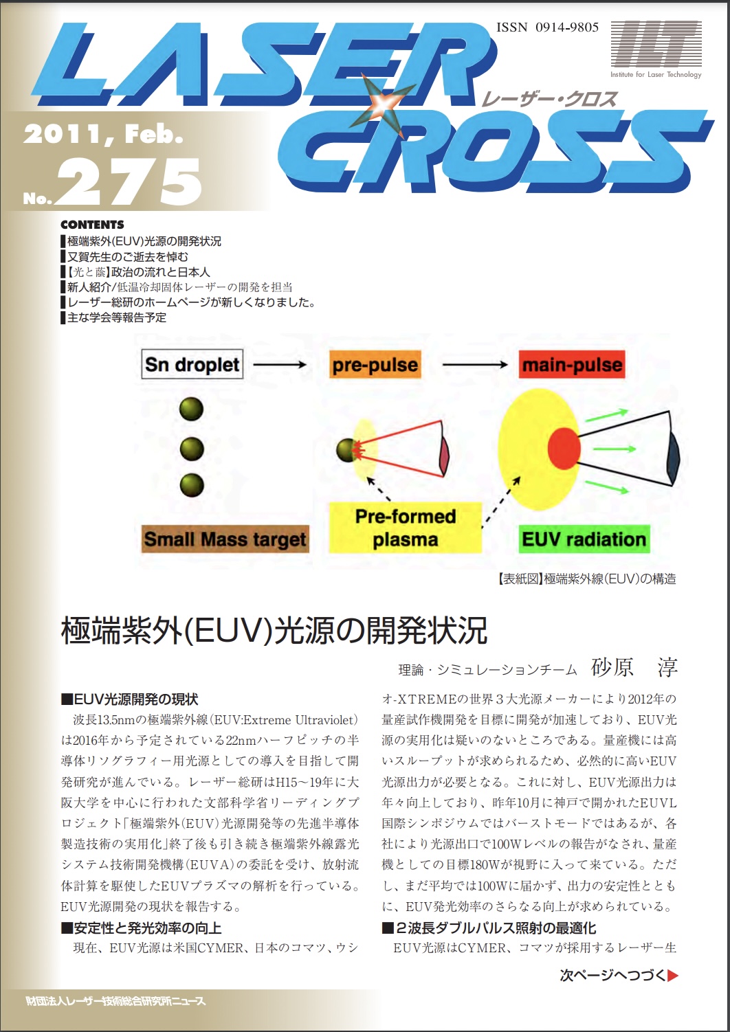 記事 Laser Cross No.275のアイキャッチ画像