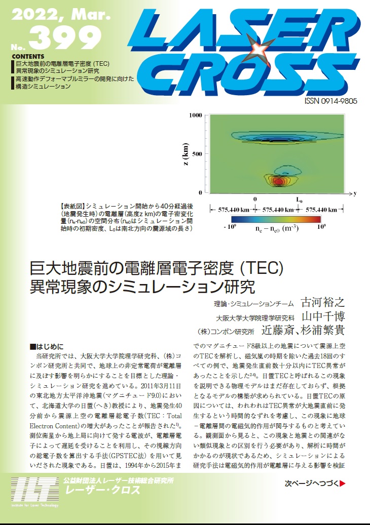 記事 Laser Cross No.399のアイキャッチ画像