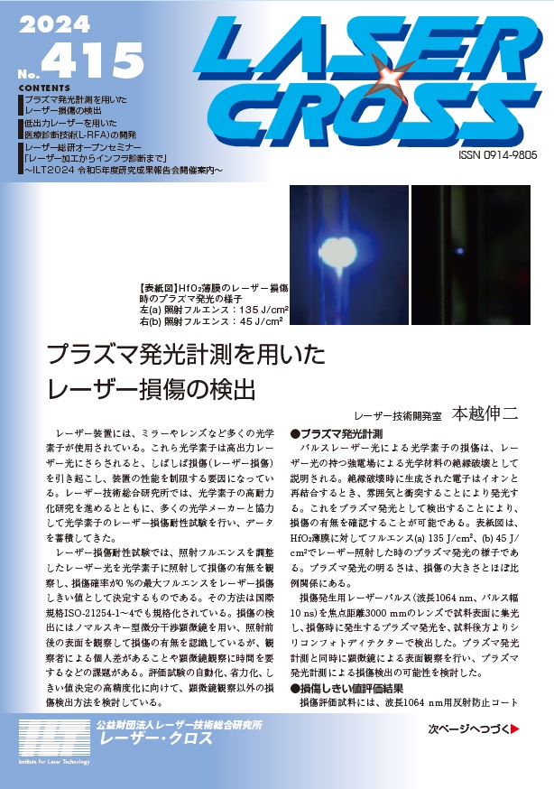 記事 Laser Cross No.415のアイキャッチ画像